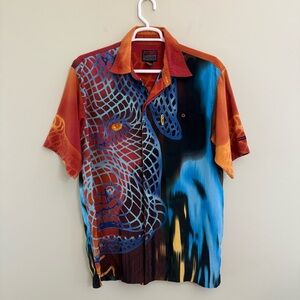 Rare Vintage 2000’s FUBU y2k digital dog pitbull graphic size XL shirt